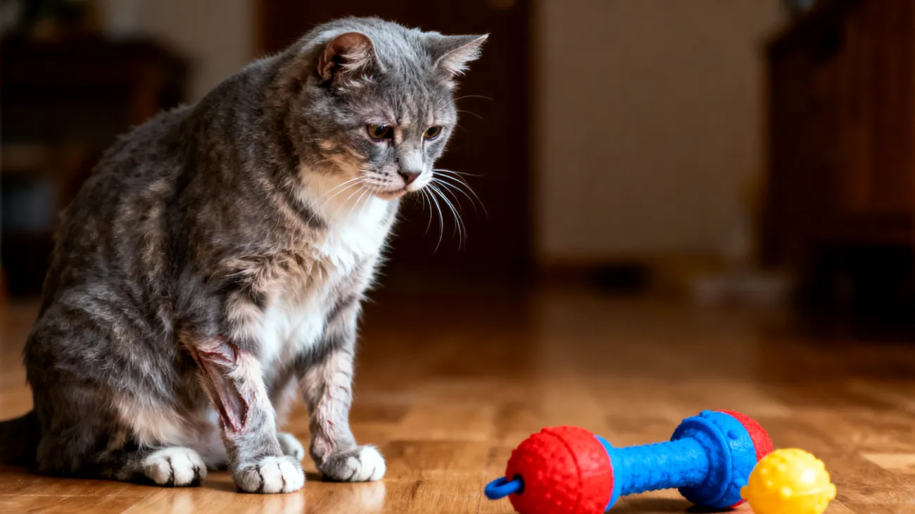 Ältere Katzen entwickeln häufig Arthritis und andere altersbedingte Gelenkprobleme, die ihre Beweglichkeit einschränken und es ihnen schwer machen, an Spielaktivitäten teilzunehmen, die für ihre geistige Stimulation und körperliche Gesundheit wichtig sind"