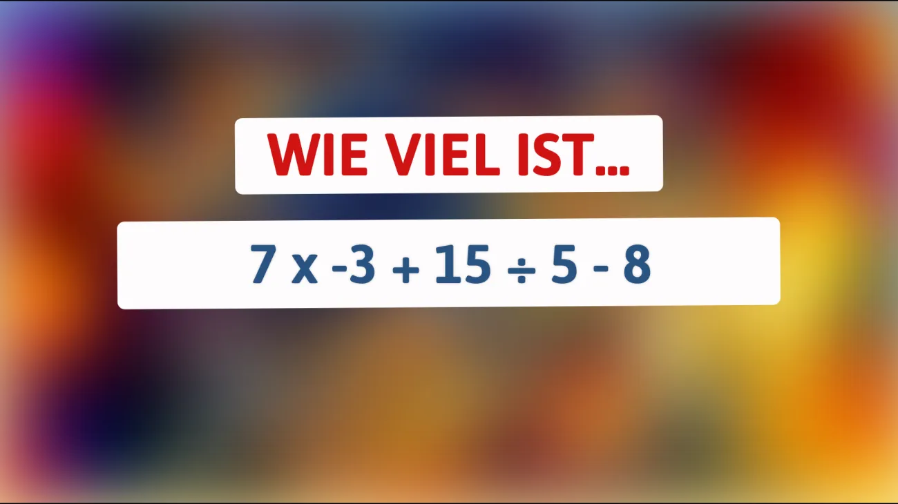 Nur 1% können es lösen: Schaffst du dieses mathematische Rätsel?"