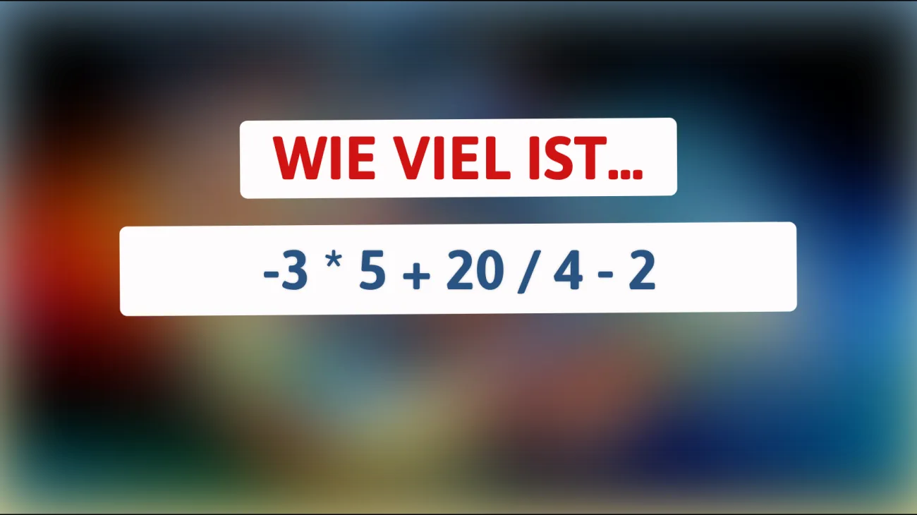 Nur für echte Genies: Kannst du das mathematische Rätsel lösen, das viele zum Verzweifeln bringt?"