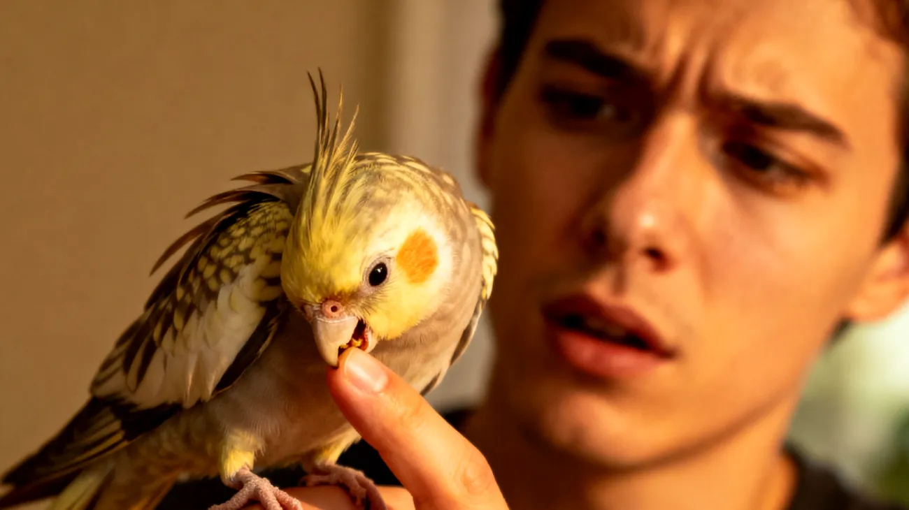 Junge Nymphensittiche haben Schwierigkeiten beim Erlernen grundlegender Kommandos und zeigen oft unerwünschte Verhaltensweisen wie übermäßiges Schreien oder Beißen, da sie noch nicht gelernt haben, angemessen auf menschliche Signale zu reagieren"