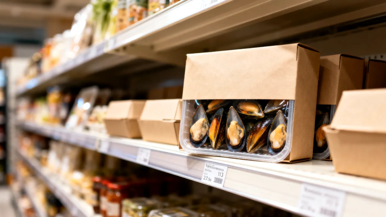 Verpackte Venusmuscheln"